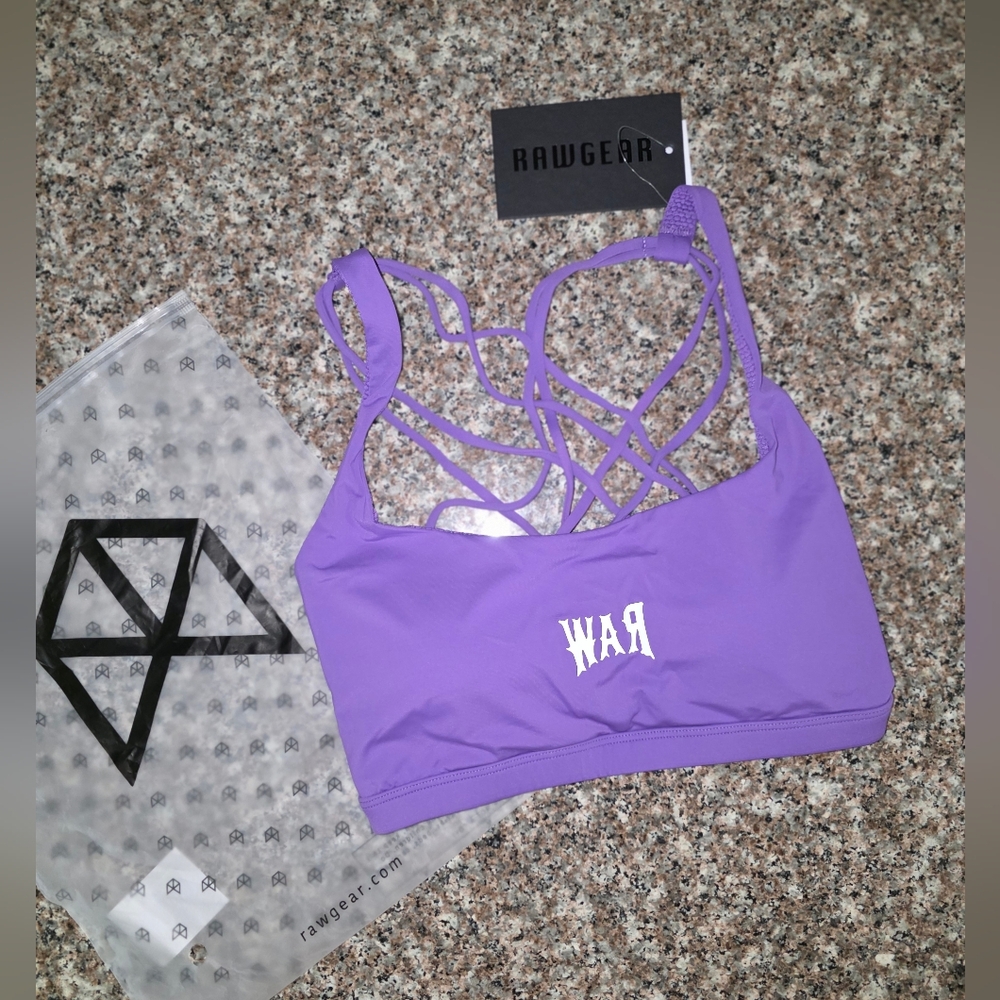RAWGEAR "WAR" Sports Bra sz XS